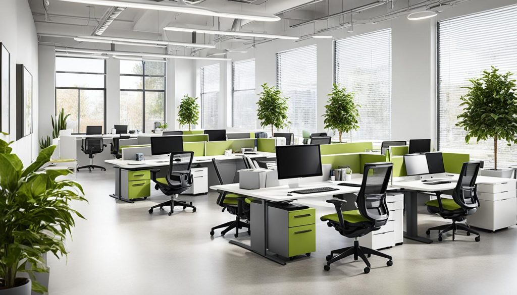 Ergonomische Büroarbeitsplätze